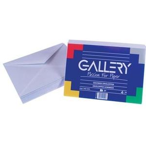 Gallery enveloppen ft 114 x 162 mm, gegomd, pak van 50 stuks