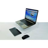 DESQ® Laptopstandaard Acryl - 10-17 Inch Laptops - Hoogte 120 Mm - Dutch Design