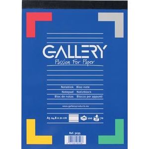 Gallery schrijfblok, ft A5, gelijnd, blok van 100 vel