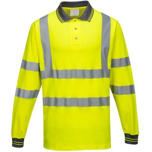 Portwest - Comfort Polo - Geel - Lange Mouw