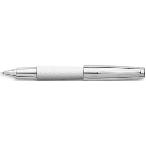 rollerball Faber Castell E-motion Guilloche Rhombus wit