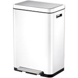 EKO X-Cube Prullenbak 45 Liter - Wit - Soft-close