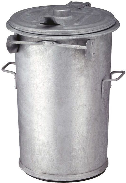 Staalverzinkte afvalemmer 110 liter