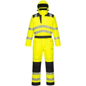 Portwest - PW3 Hi-Vis Winteroverall PW352 - Geel/Zwart - Werkoverall