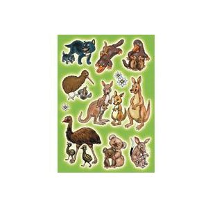 Stickers Herma 6022 MAGIC Australische Dierenfamilies, Puffy