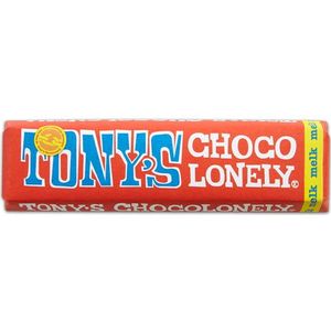 Tony's Chocolonely Chocoladereep melk 50gr