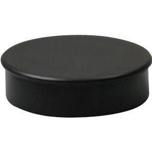 Nobo magneten diameter 20 mm, zwart, blister van 8 stuks