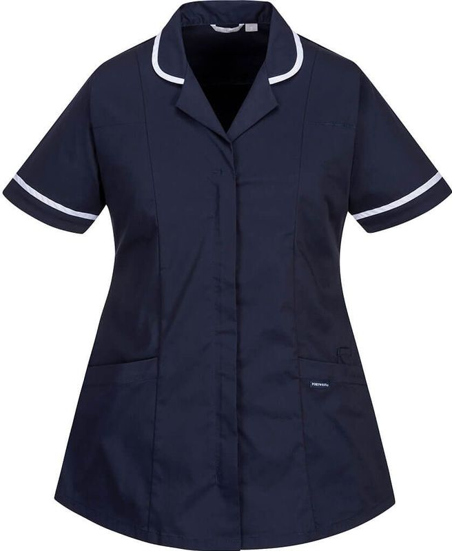 Stretch tuniek voor dames maat L, Navy