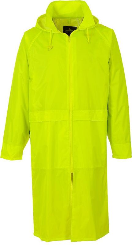 Portwest - S438YERL - Regenjas - Geel - 100% Polyester, PVC Gecoat, Waterdicht