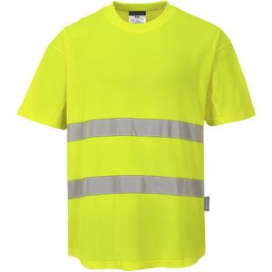 Mesh T-Shirt maat Medium, Yellow