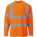 Portwest - S278 - T-shirt - Oranje - Lange Mouwen - Hi-Vis