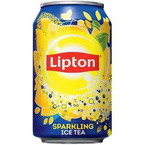 Frisdrank Lipton Ice Tea sparkling blik 330ml [24x]