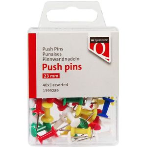 Push pins Quantore 40 stuks assorti