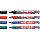 Viltstift edding 250 whiteboard rond 1.5-3mm groen [10x]