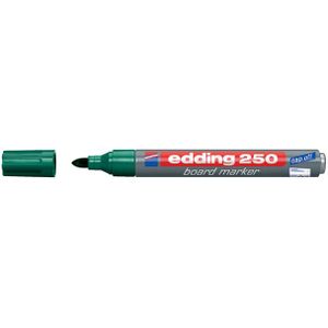 Viltstift edding 250 whiteboard rond 1.5-3mm groen [10x]