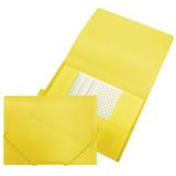 Beautone elastomap met kleppen, ft A4, geel