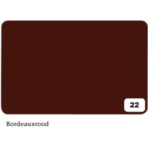 Fotokarton Folia 2-zijdig 50x70cm 300gr nr22 bordeaux rood [10x]