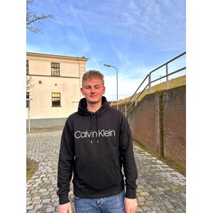 Calvin Klein Hoodie | ZWART, M / Mannelijk