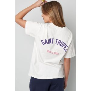 T-shirt Saint Tropez | WIT, M / Vrouwelijk