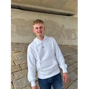 Calvin Klein Jeans Hoodie | WHITE, L / Mannelijk