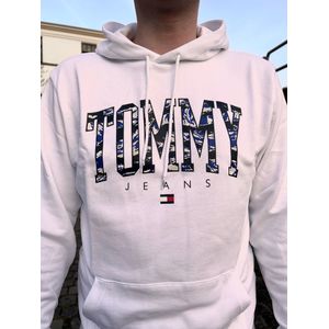 Tommy Hilfiger Hoodie Basic logo | WIT, M / Mannelijk
