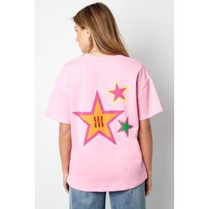 T-shirt Stars | ROZE, S / Vrouwelijk