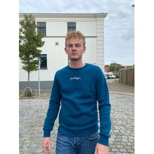 Hype Sweater| PETROL, S / Mannelijk