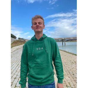 304 Hoodie Reflective Core | MOSS GREEN, S / Mannelijk