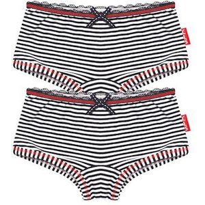 Hipster 2-pack Navy White Stripes - Navy/White Stripes