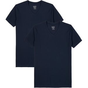 T Shirt V Neck KM Navy 2 pack - Navy