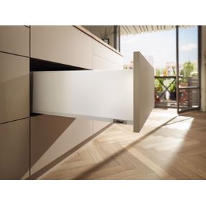 Blum Merivobox lade - Hoogte K (146mm) - 450mm - 40kg - Zijdewit - INSERTA BEVESTIGING