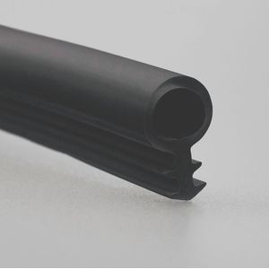 Deuraanslagprofiel Zwart - Rond Ø6,0mm - Prijs Per 25 Meter