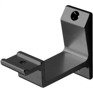 Trapleuning Houder Vlak Zadel 65mm - Zwart - Opschroef Bevestiging - 3540-18