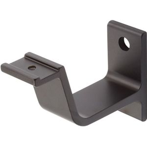 Trapleuning Houder Vlak Zadel 76mm - Zwart - Keilbout Bevestiging - 3551-18