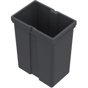 Hettich - Emmer Rechthoekig - Antraciet - 8 Liter - 152x225x295