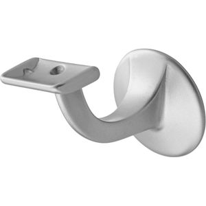 Leuninghouder Naturel - Vlak Zadel - Aluminium Gegoten - Stokschroef - 3503-01