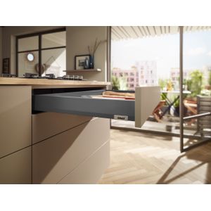 Blum Merivobox lade - Hoogte N (85,5mm) - 450mm - 40kg - Oriongrijs - EXPANDO T bevestiging