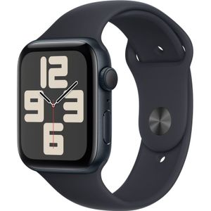 Apple Watch SE (2022) 44mm Midnight Aluminium Sportband S/M