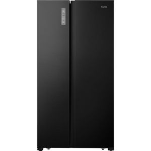ETNA AKV678ZWA - Amerikaanse koelkast - No-Frost - Energiezuinig (Label C) - Zeer stil (35dB) - Zwart