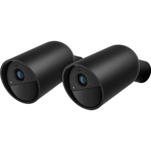 Philips Hue Secure beveiligingscamera met batterij Zwart 2-pack