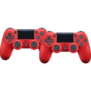 Sony PlayStation 4 Draadloze DualShock V2 4 Controller Rood Duo Pack