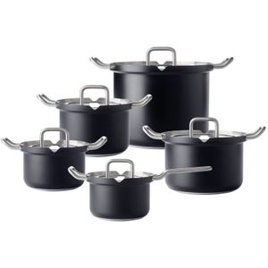 BK-Q-Linair Master Glas Black Pannenset 5-delig