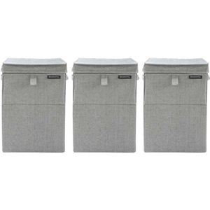 Brabantia 3 Wasboxen 35 liter - Grey