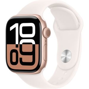 Apple Watch Series 10 4G 42mm Roségoud Sportband S/M