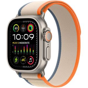 Apple Watch Ultra 2 4G 49mm Trail Band Oranje/Beige M/L