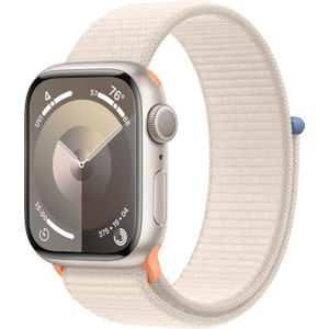 Apple Watch Series 9 41mm Starlight Aluminium Sport Loop