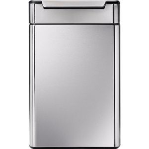 Simplehuman Rectangular Touch Bar Recycler 2 x 24 Liter Rvs