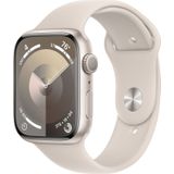 Apple Watch Series 9 4G 45mm Starlight Aluminium Sportband M/L