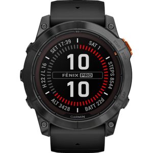 Garmin Fenix 7X Pro Solar Zwart 51mm