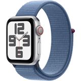 Apple Watch SE (2022) 4G 40mm Zilver Aluminium Sport Loop